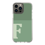 Slim Protection Case［ Original - initial two tone - F green ］
