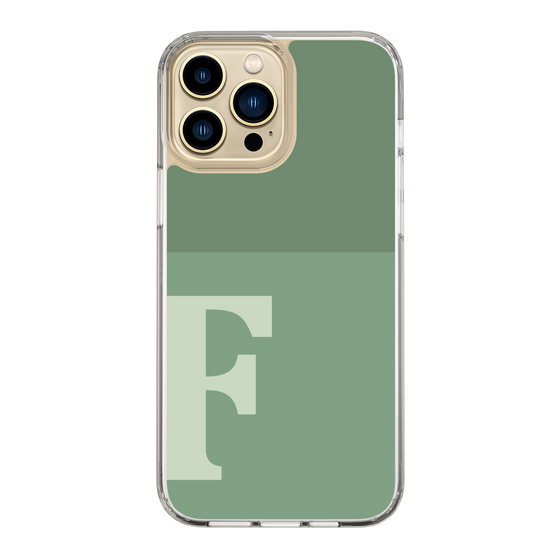 Slim Protection Case［ Original - initial two tone - F green ］