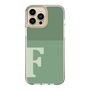 Slim Protection Case［ Original - initial two tone - F green ］