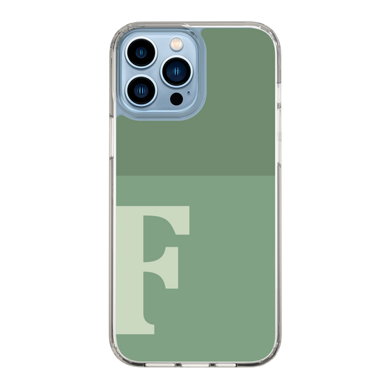 Slim Protection Case［ Original - initial two tone - F green ］