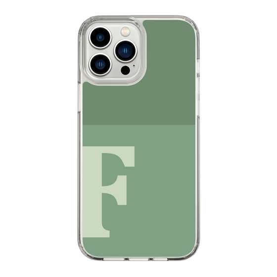 Slim Protection Case［ Original - initial two tone - F green ］