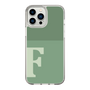 Slim Protection Case［ Original - initial two tone - F green ］