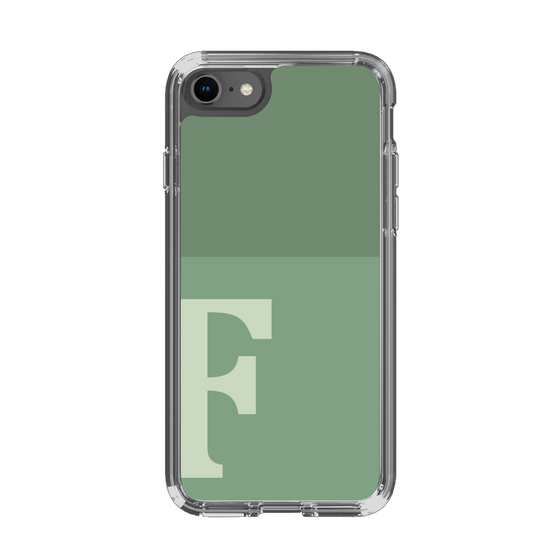 Slim Protection Case［ Original - initial two tone - F green ］
