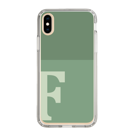 Slim Protection Case［ Original - initial two tone - F green ］