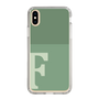 Slim Protection Case［ Original - initial two tone - F green ］
