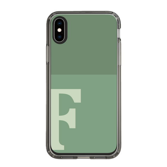 Slim Protection Case［ Original - initial two tone - F green ］