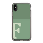 Slim Protection Case［ Original - initial two tone - F green ］