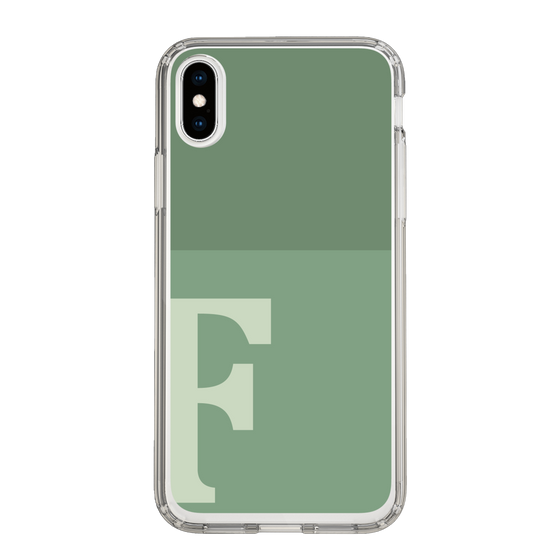 Slim Protection Case［ Original - initial two tone - F green ］