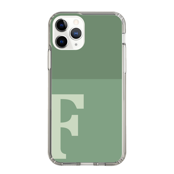 Slim Protection Case［ Original - initial two tone - F green ］