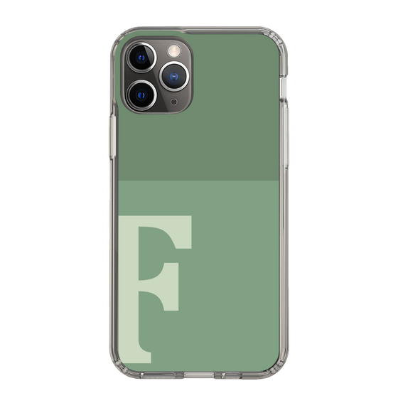 Slim Protection Case［ Original - initial two tone - F green ］