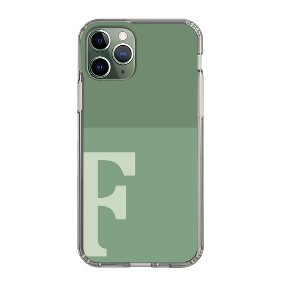 Slim Protection Case［ Original - initial two tone - F green ］