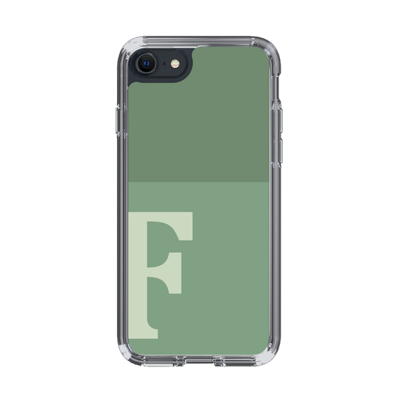 Slim Protection Case［ Original - initial two tone - F green ］