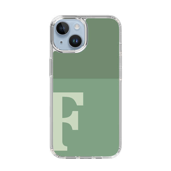Slim Protection Case［ Original - initial two tone - F green ］