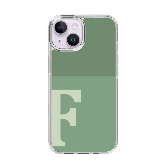 Slim Protection Case［ Original - initial two tone - F green ］
