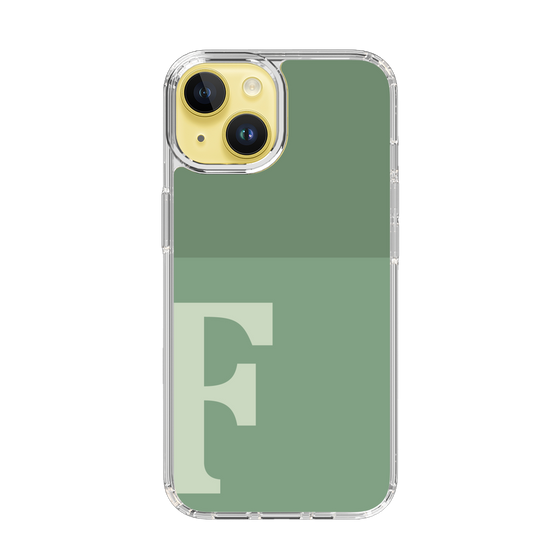 Slim Protection Case［ Original - initial two tone - F green ］