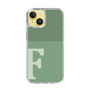 Slim Protection Case［ Original - initial two tone - F green ］