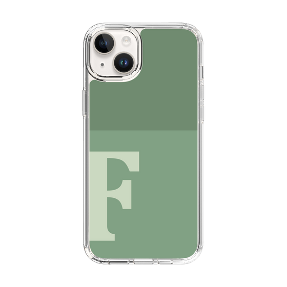 Slim Protection Case［ Original - initial two tone - F green ］