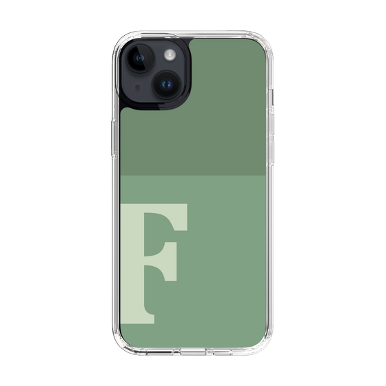 Slim Protection Case［ Original - initial two tone - F green ］