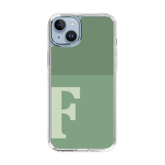 Slim Protection Case［ Original - initial two tone - F green ］