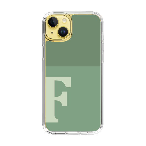 Slim Protection Case［ Original - initial two tone - F green ］