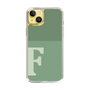 Slim Protection Case［ Original - initial two tone - F green ］