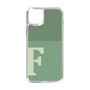 Slim Protection Case［ Original - initial two tone - F green ］