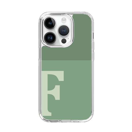 Slim Protection Case［ Original - initial two tone - F green ］