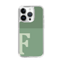 Slim Protection Case［ Original - initial two tone - F green ］
