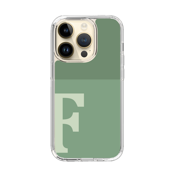 Slim Protection Case［ Original - initial two tone - F green ］