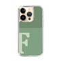 Slim Protection Case［ Original - initial two tone - F green ］