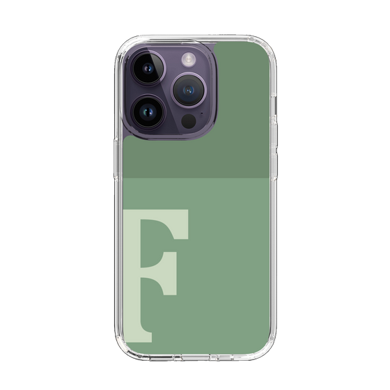 Slim Protection Case［ Original - initial two tone - F green ］