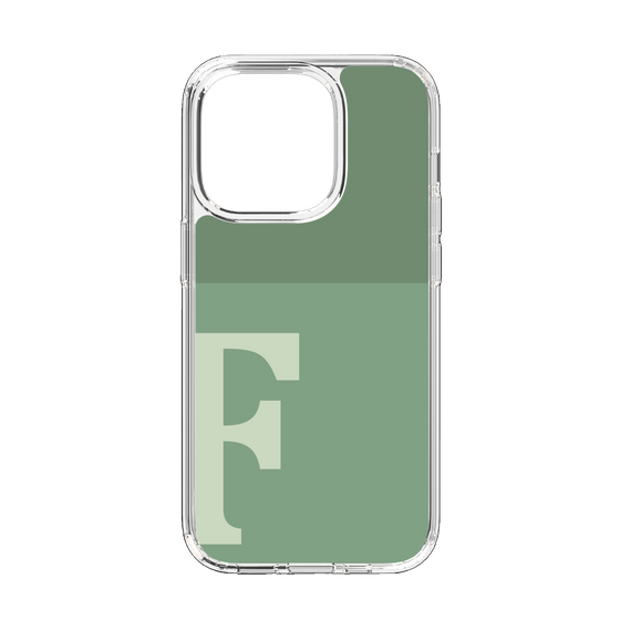 Slim Protection Case［ Original - initial two tone - F green ］
