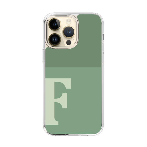 Slim Protection Case［ Original - initial two tone - F green ］