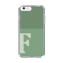 Slim Protection Case［ Original - initial two tone - F green ］