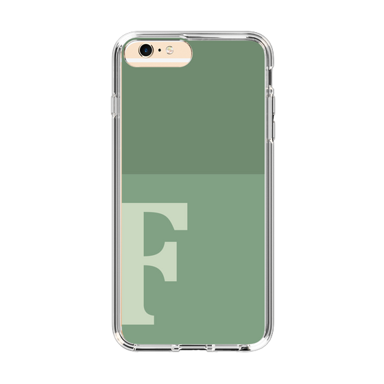 Slim Protection Case［ Original - initial two tone - F green ］