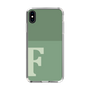 Slim Protection Case［ Original - initial two tone - F green ］
