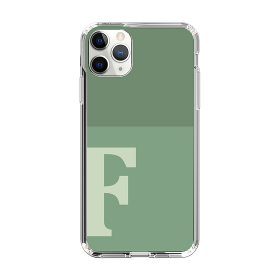 Slim Protection Case［ Original - initial two tone - F green ］