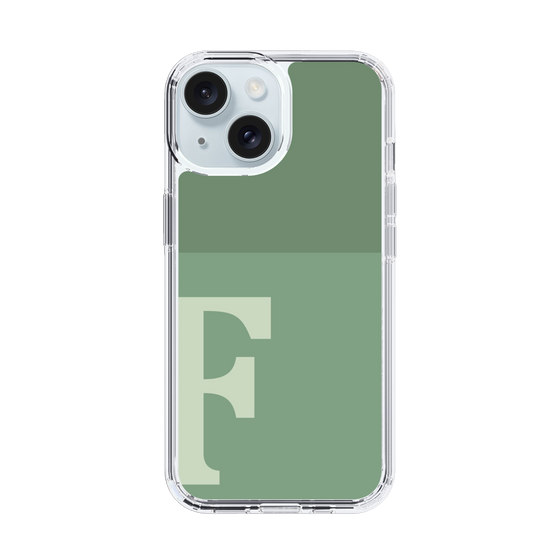 Slim Protection Case［ Original - initial two tone - F green ］