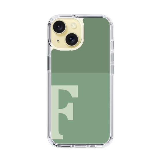 Slim Protection Case［ Original - initial two tone - F green ］