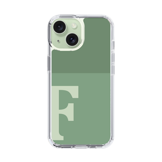 Slim Protection Case［ Original - initial two tone - F green ］