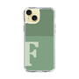 Slim Protection Case［ Original - initial two tone - F green ］