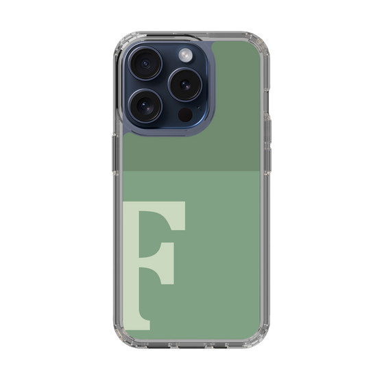 Slim Protection Case［ Original - initial two tone - F green ］