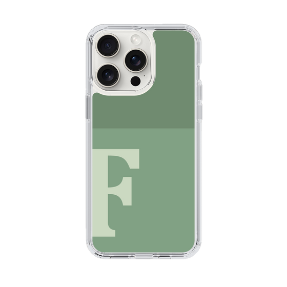 Slim Protection Case［ Original - initial two tone - F green ］