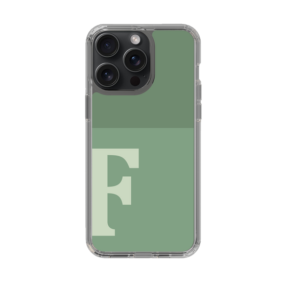 Slim Protection Case［ Original - initial two tone - F green ］