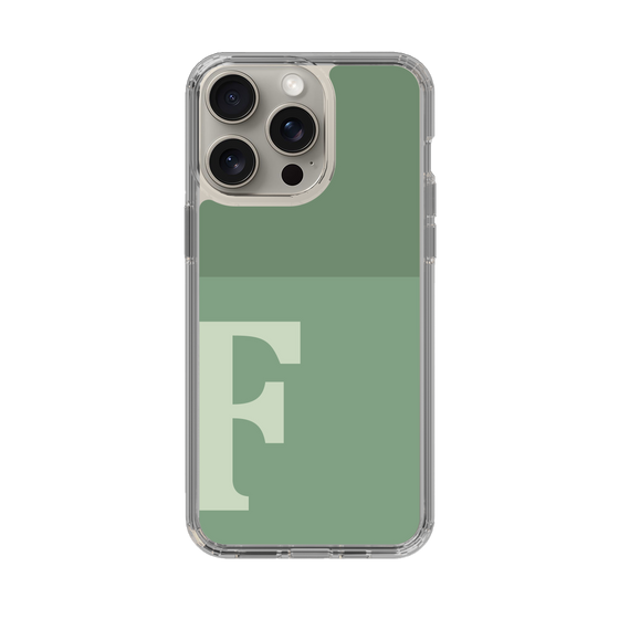 Slim Protection Case［ Original - initial two tone - F green ］
