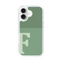 Slim Protection Case［ オリジナル - initial two tone - F green ］