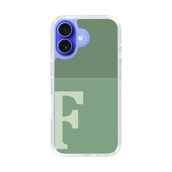 Slim Protection Case［ オリジナル - initial two tone - F green ］