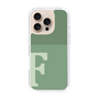 Slim Protection Case［ オリジナル - initial two tone - F green ］