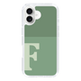 Slim Protection Case［ オリジナル - initial two tone - F green ］
