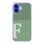 Slim Protection Case［ オリジナル - initial two tone - F green ］